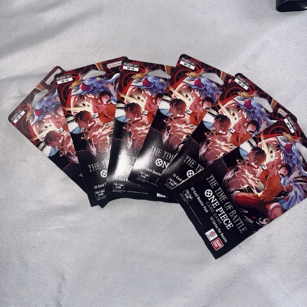One Piece Card Game OP-16 The Time of Battle Booster Pack 12-Card- 6 Quantity